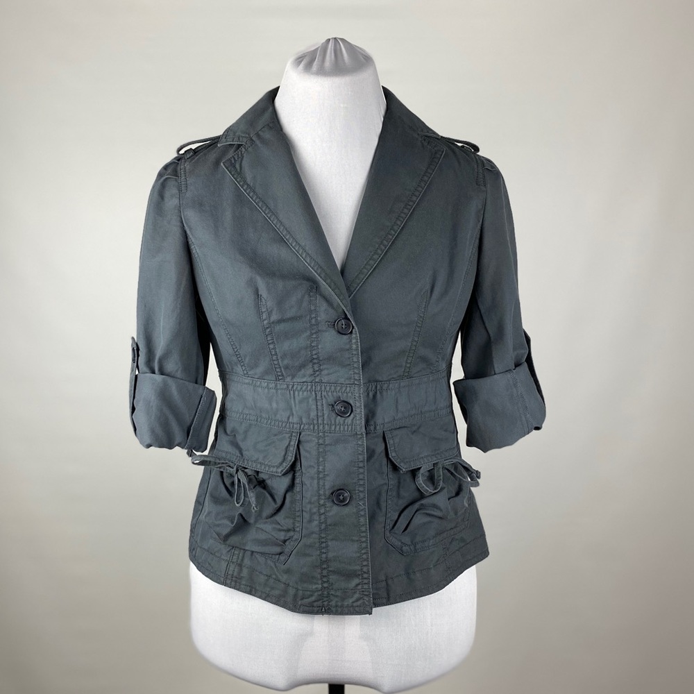 Ann Taylor Loft Feminine Army Jacket XXS EUC